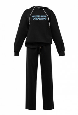 Спортивный костюм чёрный 21-01-20FW