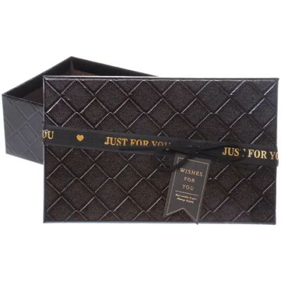 Коробка подарочная «Лучшие моменты» 19*12*6,5 см, Черный