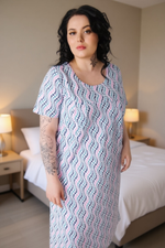 НОЧНАЯ СОРОЧКА С КОРОТКИМ РУКАВОМ ///Расцветки моделей обновляются каждую неделю. ОСТАВЛЯЕМ ЗА СОБОЙ ПРАВО отправить расцветку, которая есть на складе.