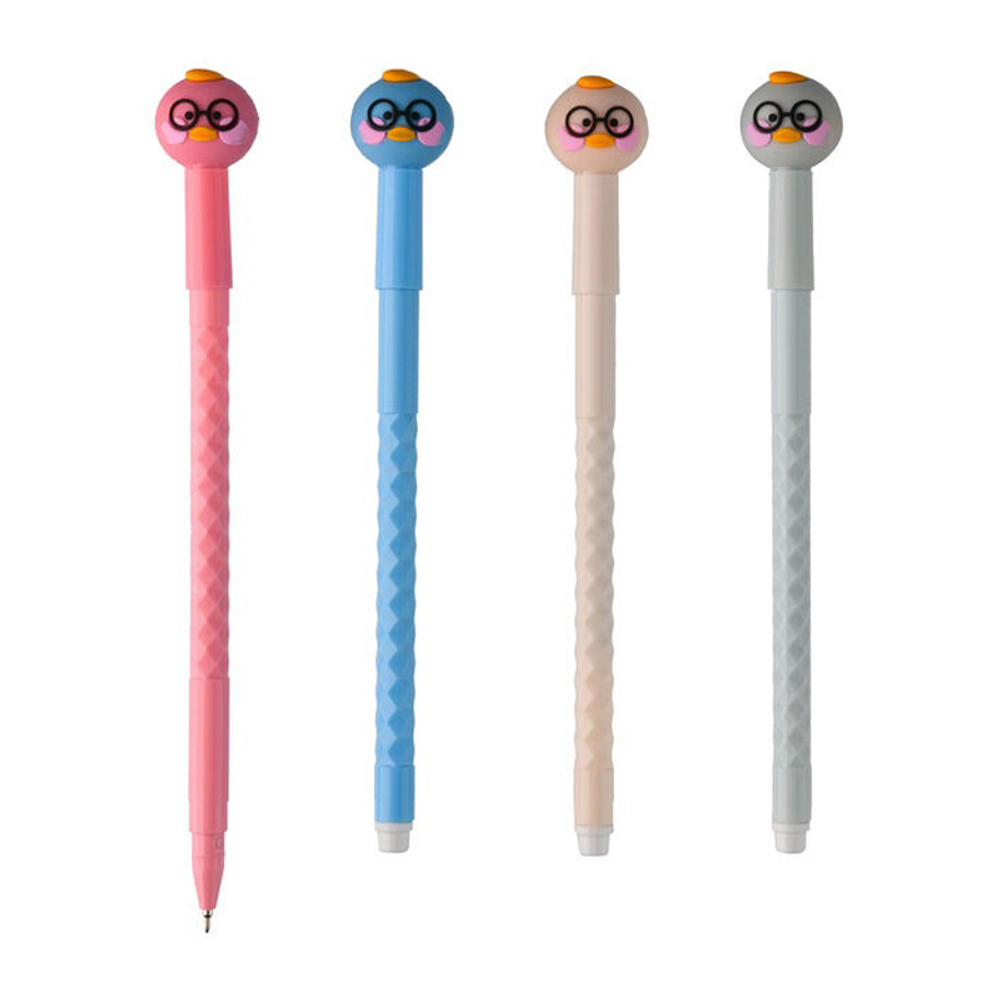 Ручка шариковая, масляная, Basir, синие чернила, серия "Цыплёнок в очках", с фигуркой, 40 шт