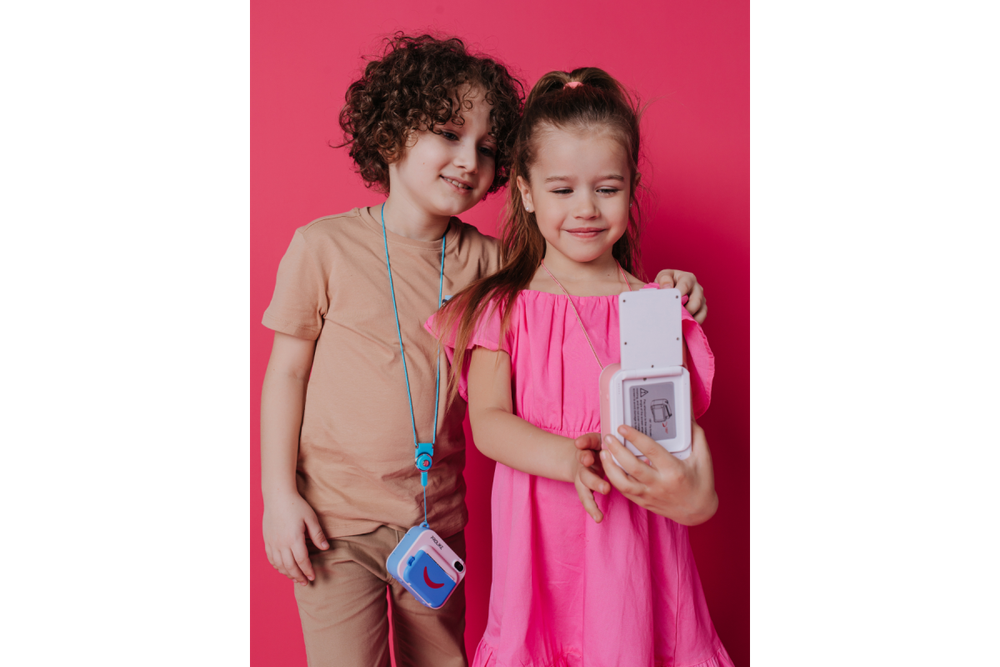 Детский фотоаппарат с моментальной печатью Prolike, розовый