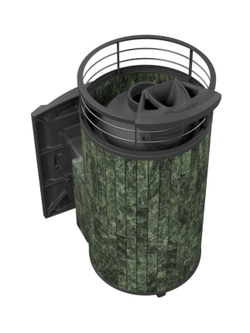 Печь банная «Атмосфера XL» Змеевик ламель+сетка с тоннелем