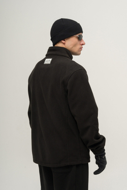 Толстовка KUL'TURA "ZIP FLEECE" Чёрный