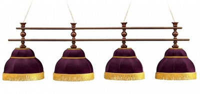 Лампа Барон-Люкс 4 плафона - ясень