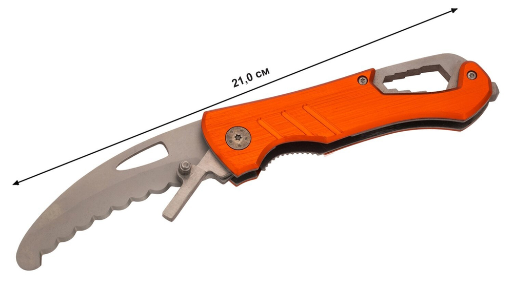 Многофункциональный складной нож Mil-Tec Rescue 8.5OR