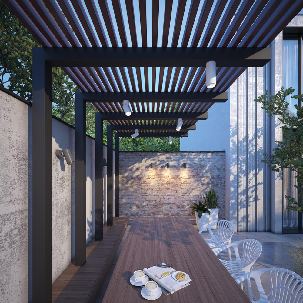 358289 STREET NT19 384 темно-серый Ландшафтный светильник IP54 LED 4000K 9W 220-240V KAIMAS