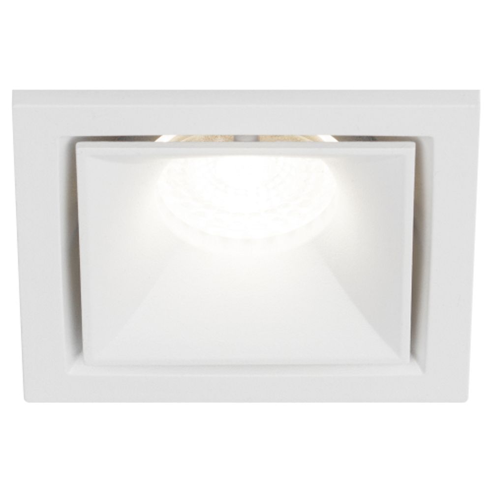 Встраиваемый светильник алюминиевый ЭРА KL101 WH MR16 GU5.3 белый