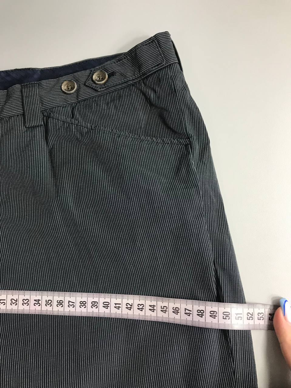 Брюки Sand с фактурным микро узором, визуально на 50 размер