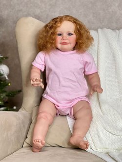 Кукла Реборн мягконабивная 65см в пакете (FA-510)