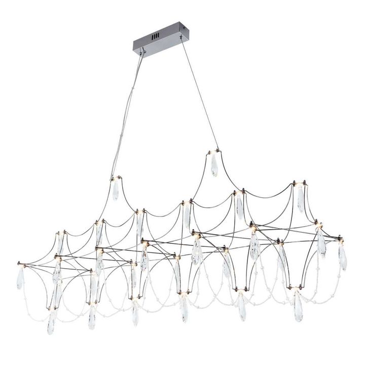 Подвесная светодиодная люстра Modelux Premium ML.5603.1200P СН