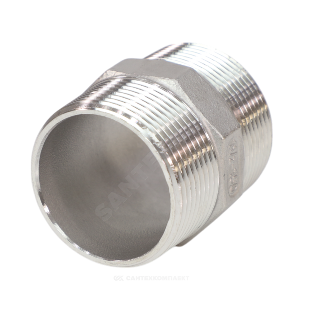 Ниппель сталь нерж Ду 20 (3/4") НР Benarmo