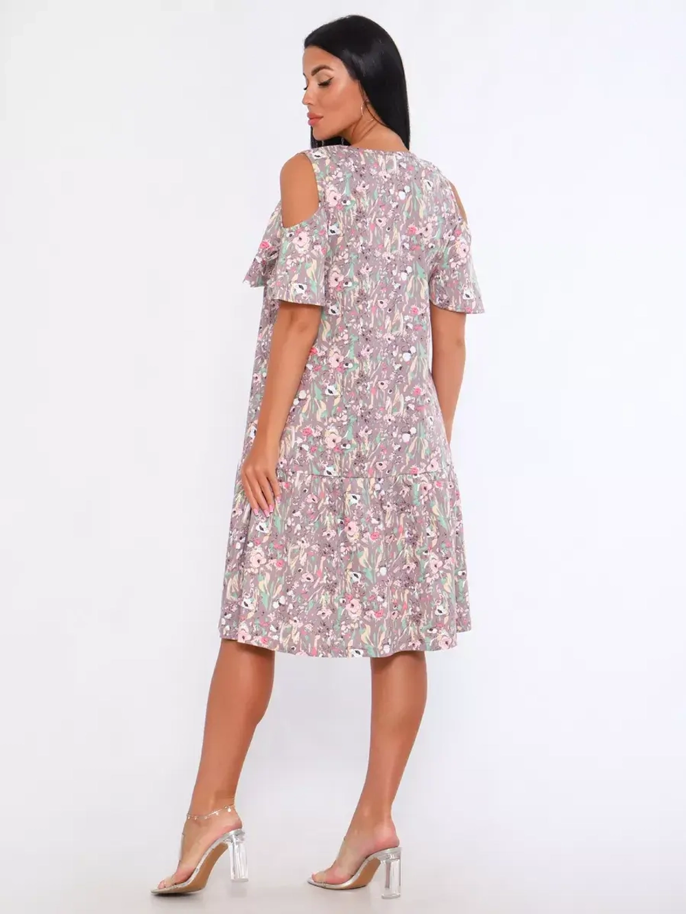 Платье свободное большие размеры