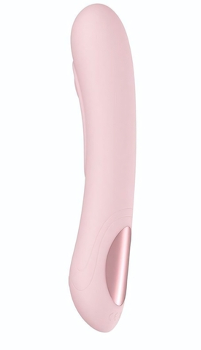 Нежно-розовый интерактивный вибратор Pearl3 - 20 см. (Цвет: нежно-розовый)