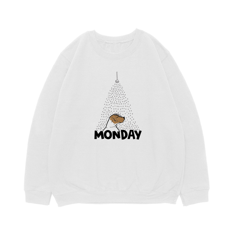 Свитшот "Джек Рассел в понедельник"