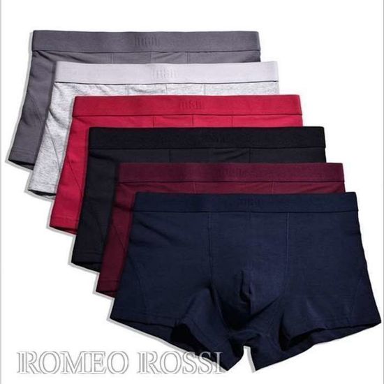 Мужские трусы ROMEO ROSSI Хипсы (боксеры) набор (6 штук)