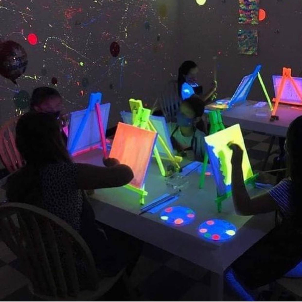 Прожектор УФ / ультрафиолетовый / Luminofor UV 200Вт светодиодный для клубов и баров с вилкой EU/ для караоке / для квеста / для праздника / для вечеринки / для шоу