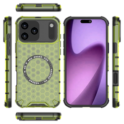 Прозрачный чехол Honeycomb Magnetic Case для iPhone 17 Pro Max