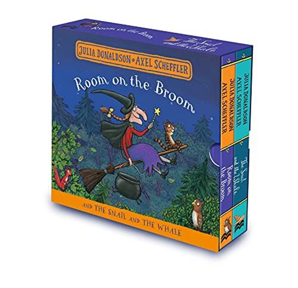 Room on the Broom / The Snail and the Whale Board Book Gift Slipcase