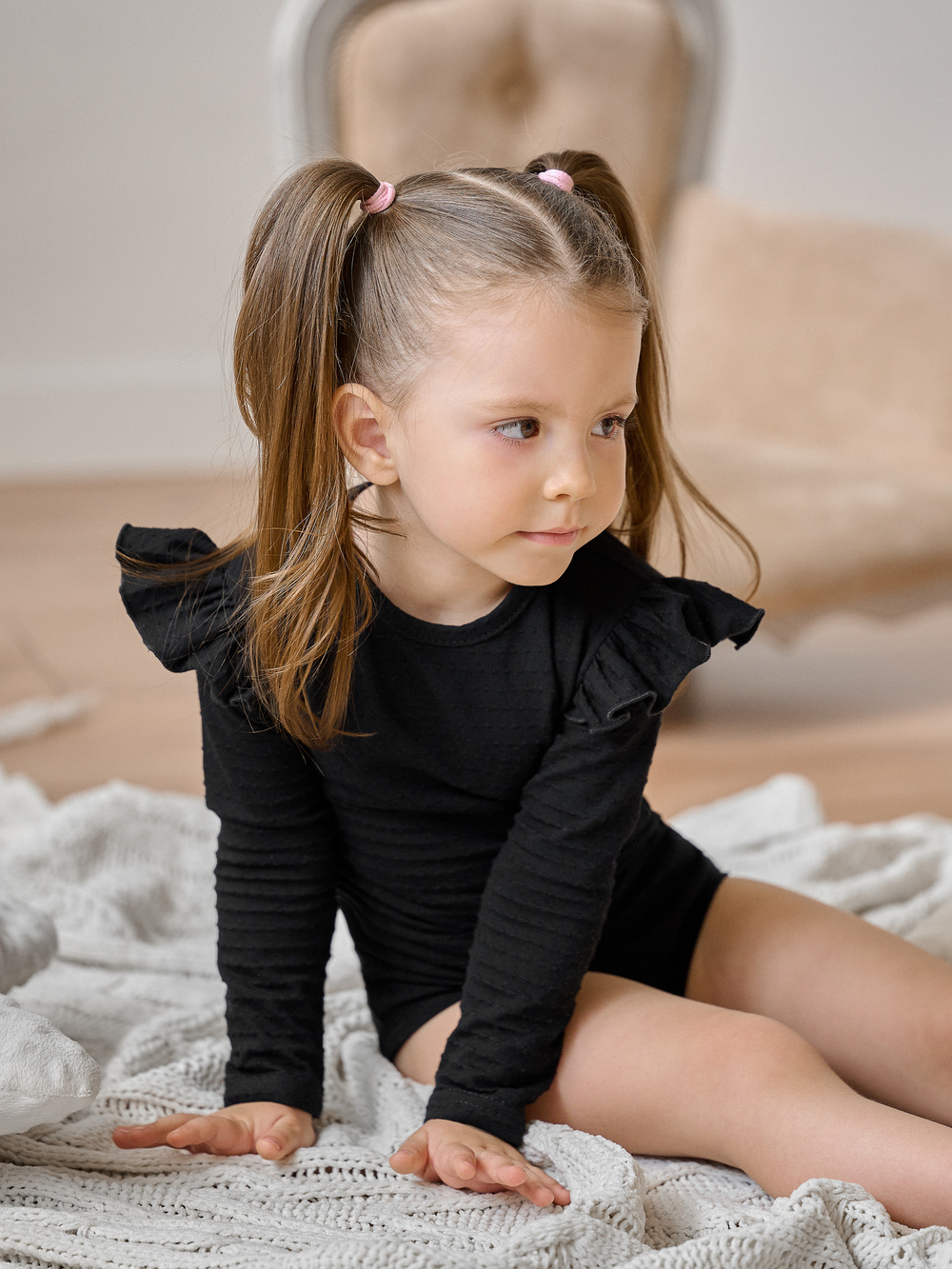 Боди с длинным рукавом