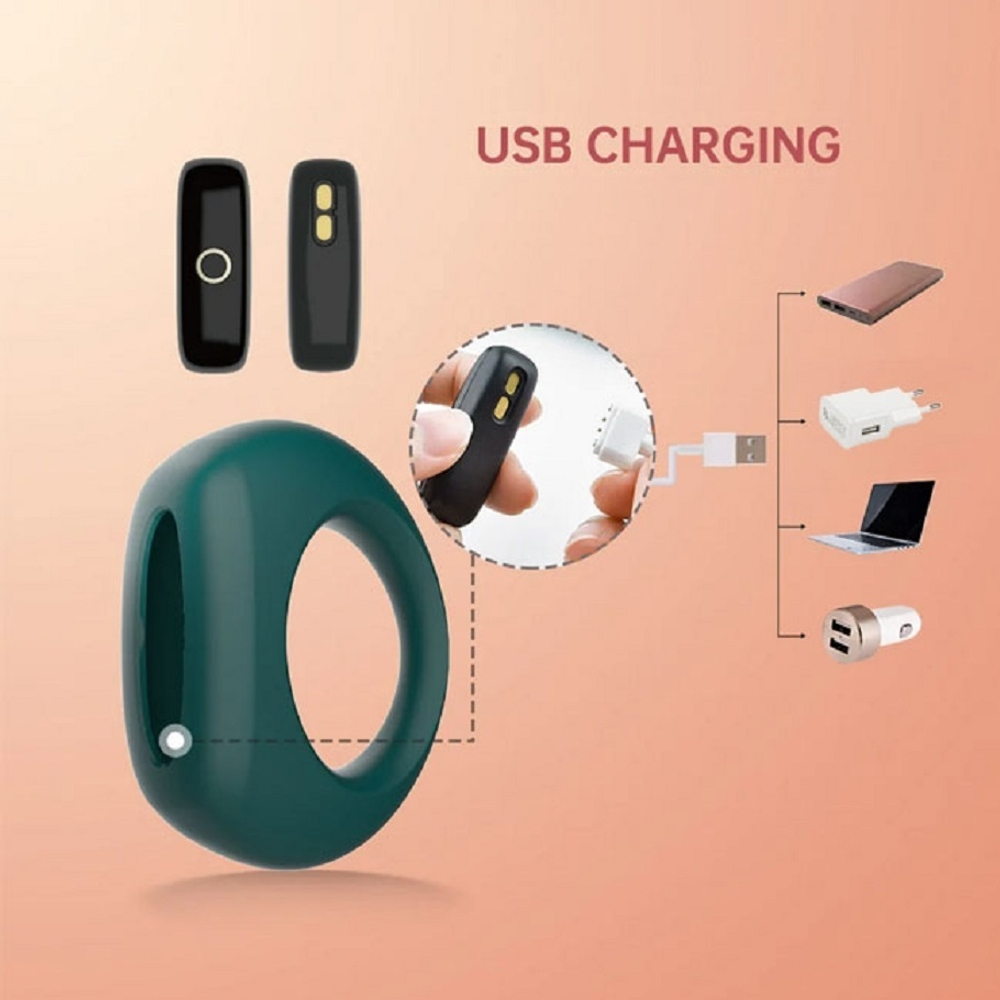 Виброкольцо Magic Motion Dante II бирюзовый