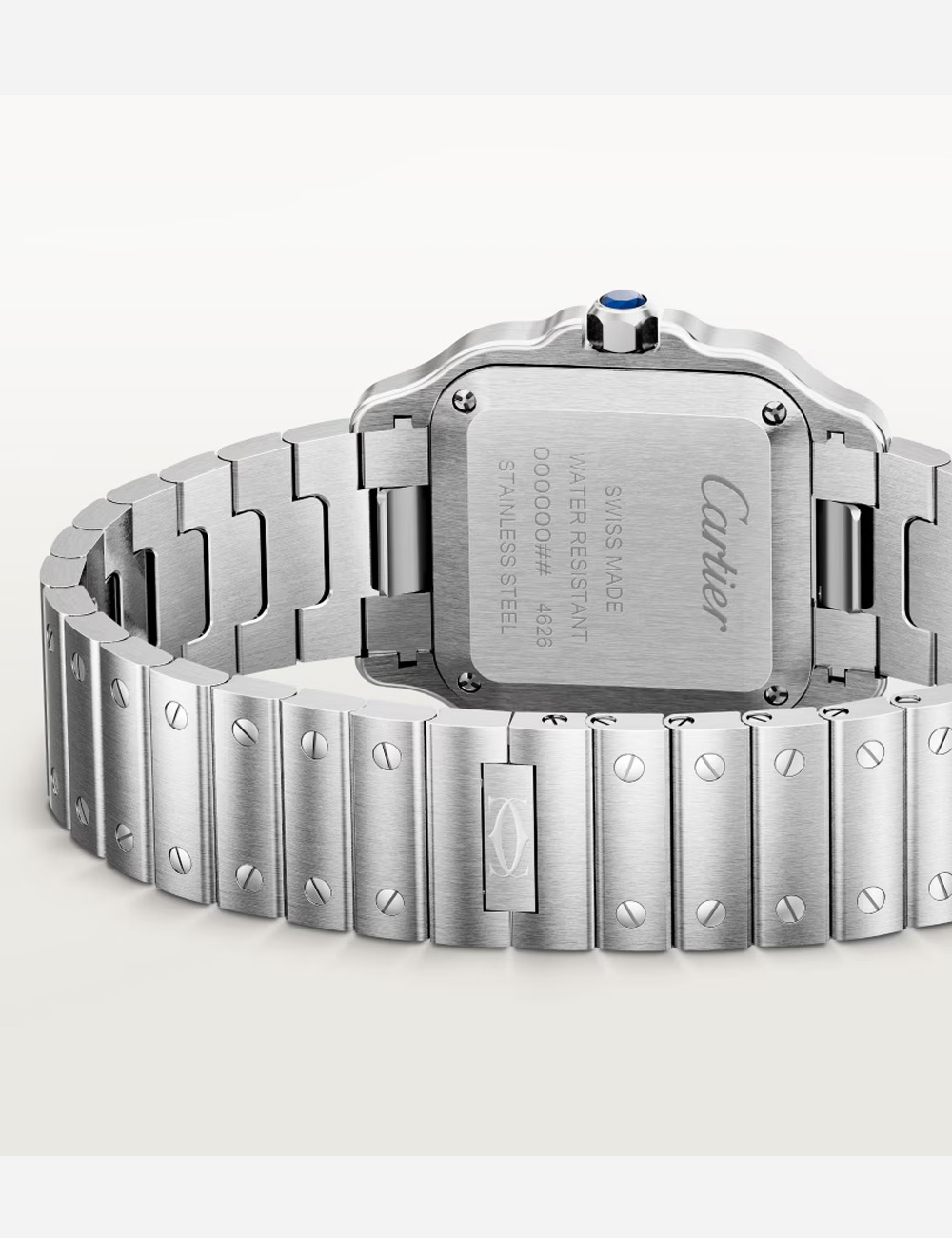 Наручные часы Cartier Santos Silver S