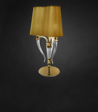 Visionnaire Esmeralda table  lamp  by Ipe cavalli ( black + gold  )