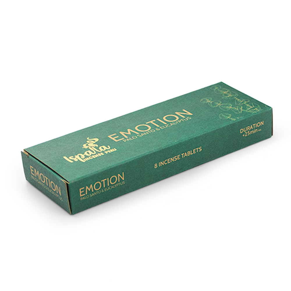 Кубики ISPALLA Palo Santo «Эмоции» (аромат пало санто и эвкалипт) 12 упаковок