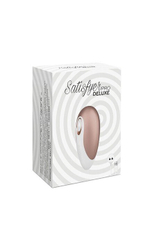 Вакуумно-волновой бесконтактный стимулятор клитора Satisfyer PRO Deluxe (11 режимов , золотисто-коричневый с белым ) (Цвет: золотисто-коричневый с белым)
