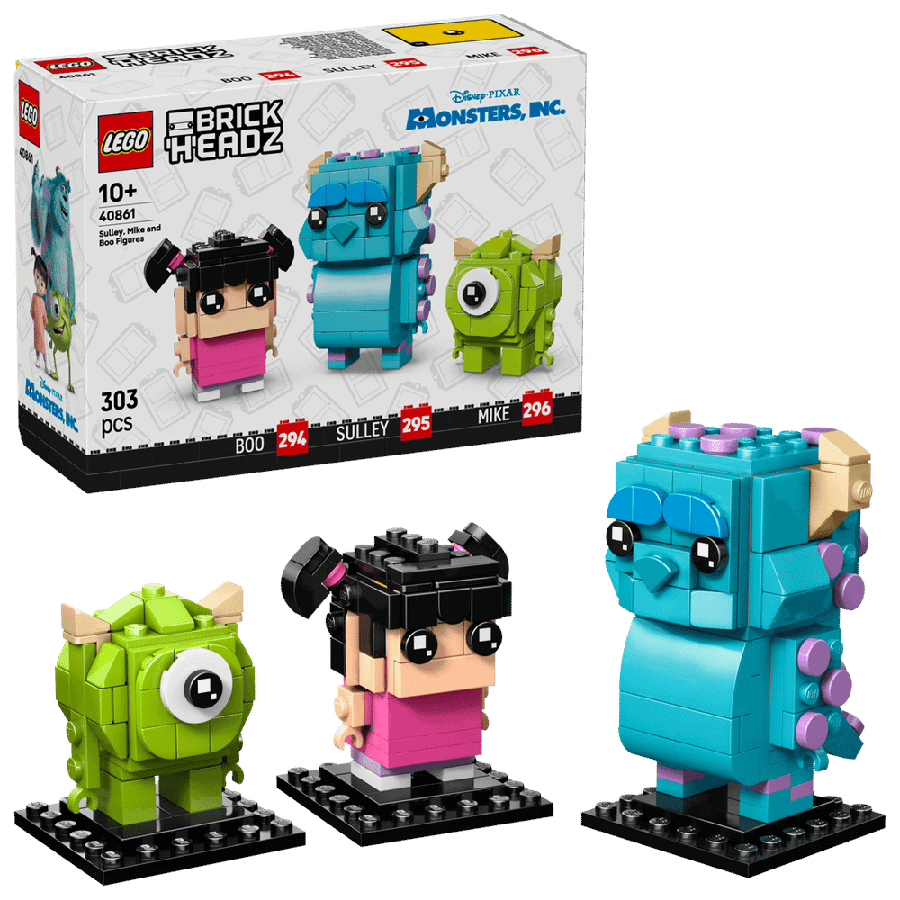 Конструктор LEGO BrickHeadz 40861 Sulley, Mike and Boo Figures