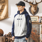 Mountain Fashion Brand Splicing свободный повседневный комбинированный худи для мужчин