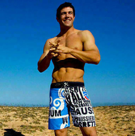 Мужские плавательные шорты синие Aussiebum Surf Shorts Tidal