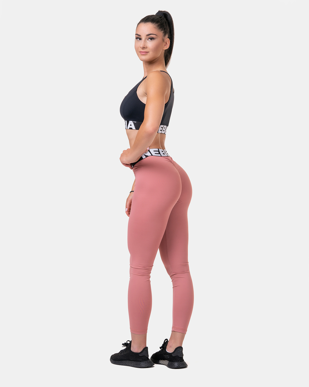 Лосины Nebbia Squat HERO Scrunch Butt leggings 571 Old Rose