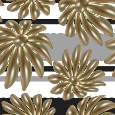 Золотой фантастический цветок