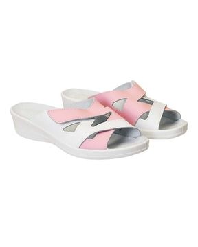 Сабо "Илона" жен. (белый/розов)