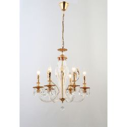 Люстра Rivoli Melanie 1020-206 6 х Е14 40 Вт хрусталь классика