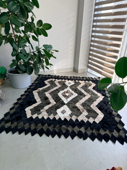 Покрывало меховое ковер из шкуры овчины