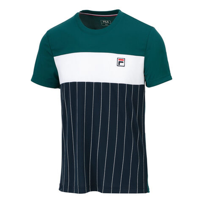 Мужское теннисное поло Fila Mauri T-Shirt Men - Green