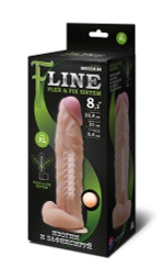 Фаллоимитатор на присоске LOVETOY F LINE, 23,5 см – гибкий каркас