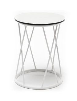 Белые журнальные столики из HPL