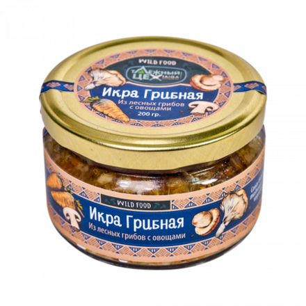 Икра грибная из лесных грибов 200 г