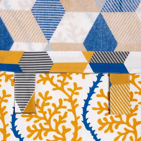 Штора портьерная Этель &quot;Кораллы&quot; 140*170см, 130 гр/м2, 100% хлопок