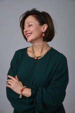 Браслет Византия с коралловым жемчугом Майорка, оттенок золото