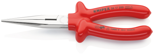 Длинногубцы хромированные KNIPEX 200 мм 2617200