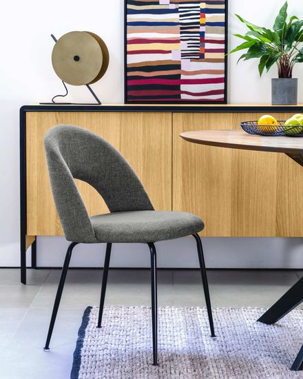 Стул Mahalia темно-серый La Forma Испания 