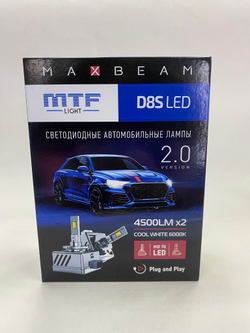 Светодиодные лампы MTF Light D5S MaxBeam 2.0 4500lm, 6000K, 35W (к-т 2шт.)