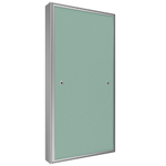 Люк ревизионный D Ceramo Base 300х600 скрыт.монтаж съемный алюминий EVECS