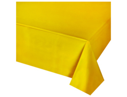 Скатерть п/э желтая 1,4х2,75м/G
