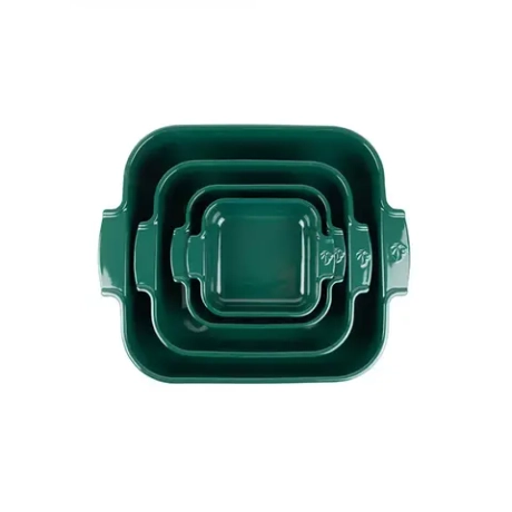 Квадратная форма для запекания 18см 660мл Peugeot Green Forest