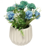 Цветы искусственные в горшочке «Нежный букетик»
