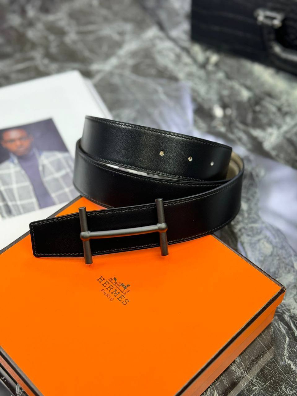 Двухсторонний ремень Hermes, арт. 484281555